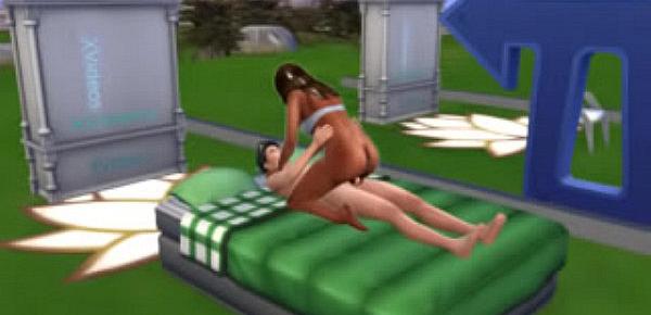  Public sim interracial sex